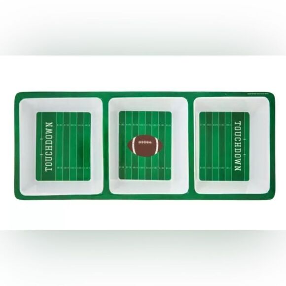 🏈🏈🏈 Football Field Divided Tray - Picture 1 of 3